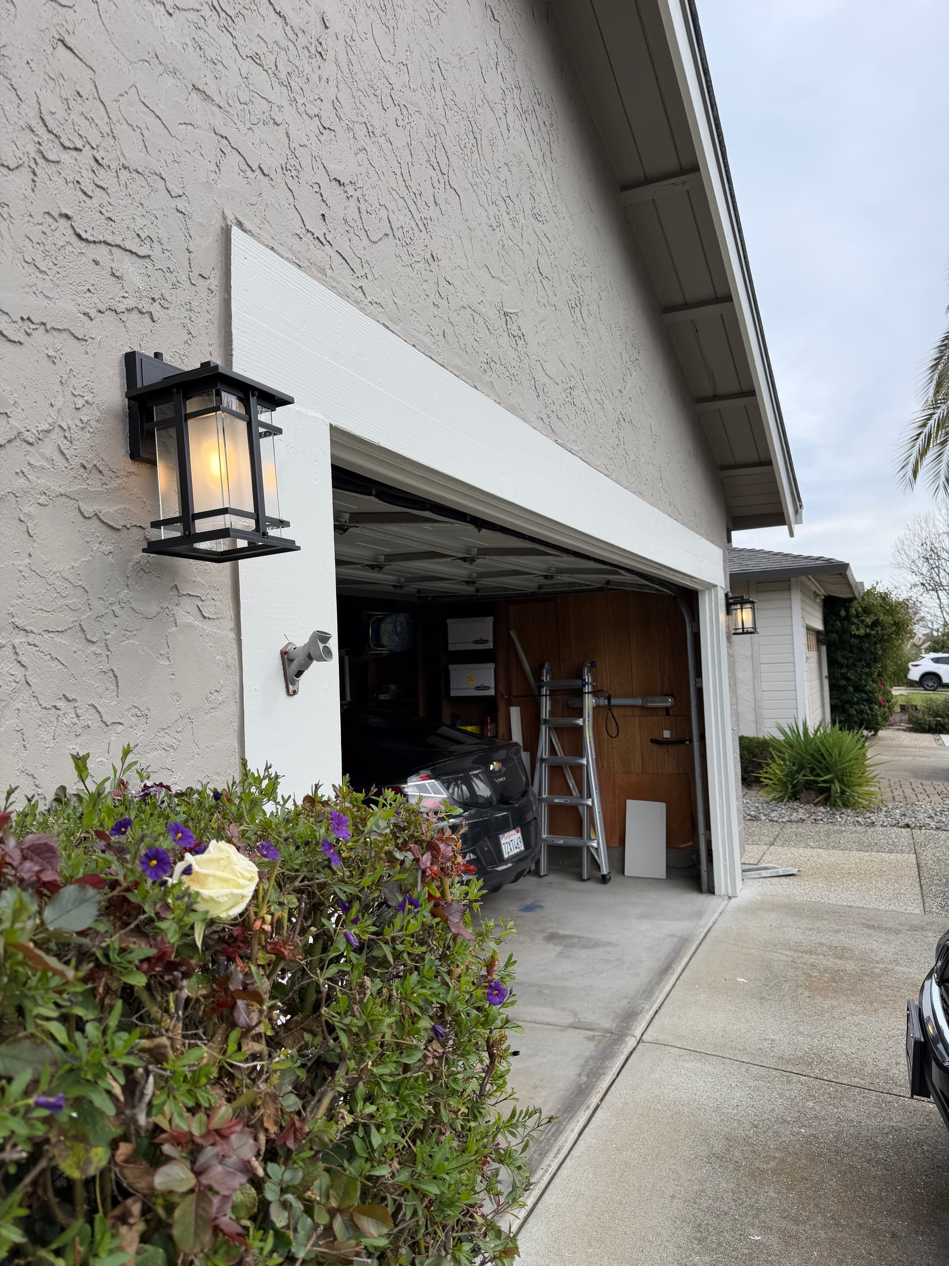 Gallery photos for Stylish Outdoor Lantern Installation in Morgan Hill CA: Image #3