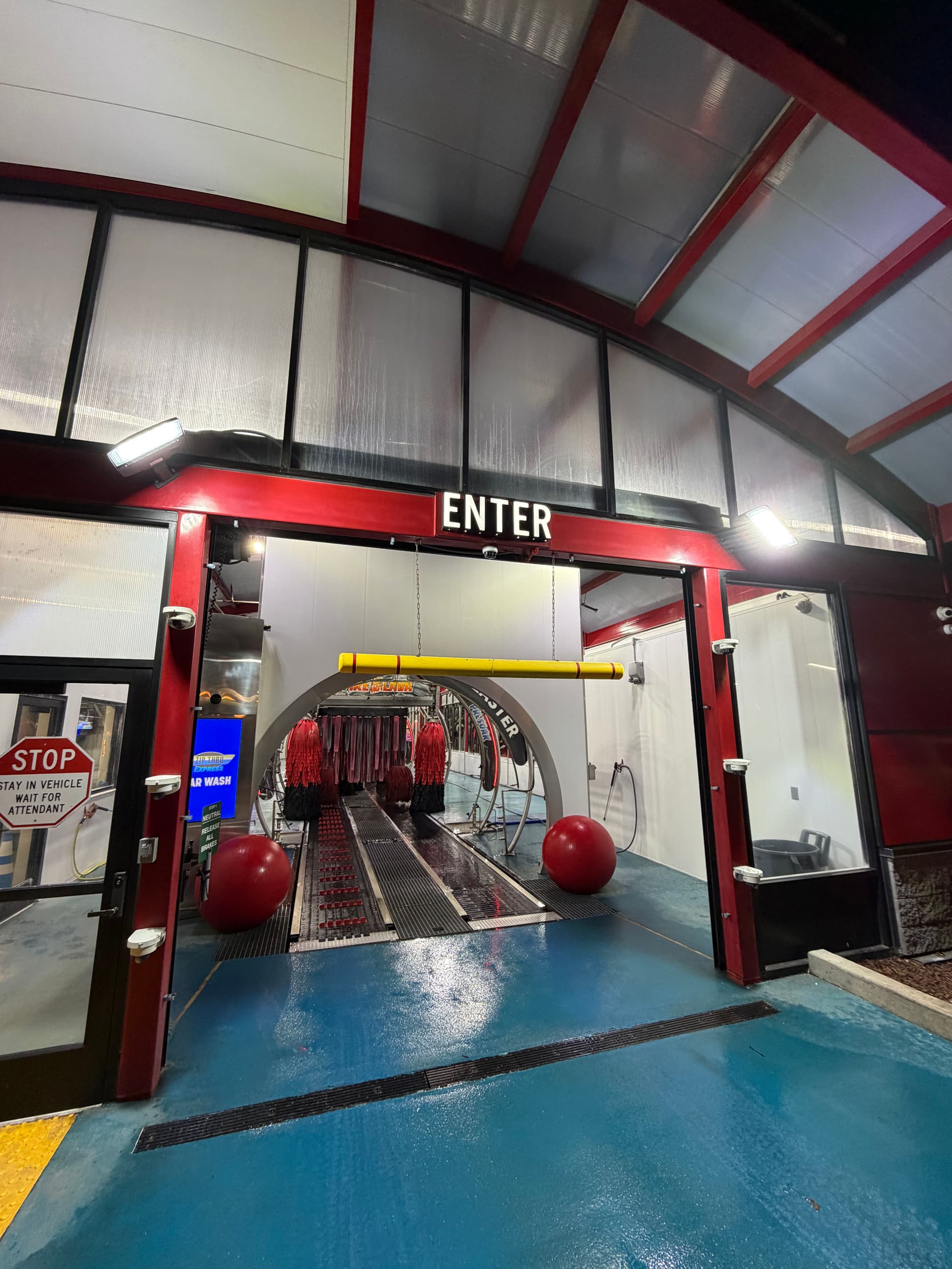 New Lighting Installation at Car Wash in Morgan Hill image