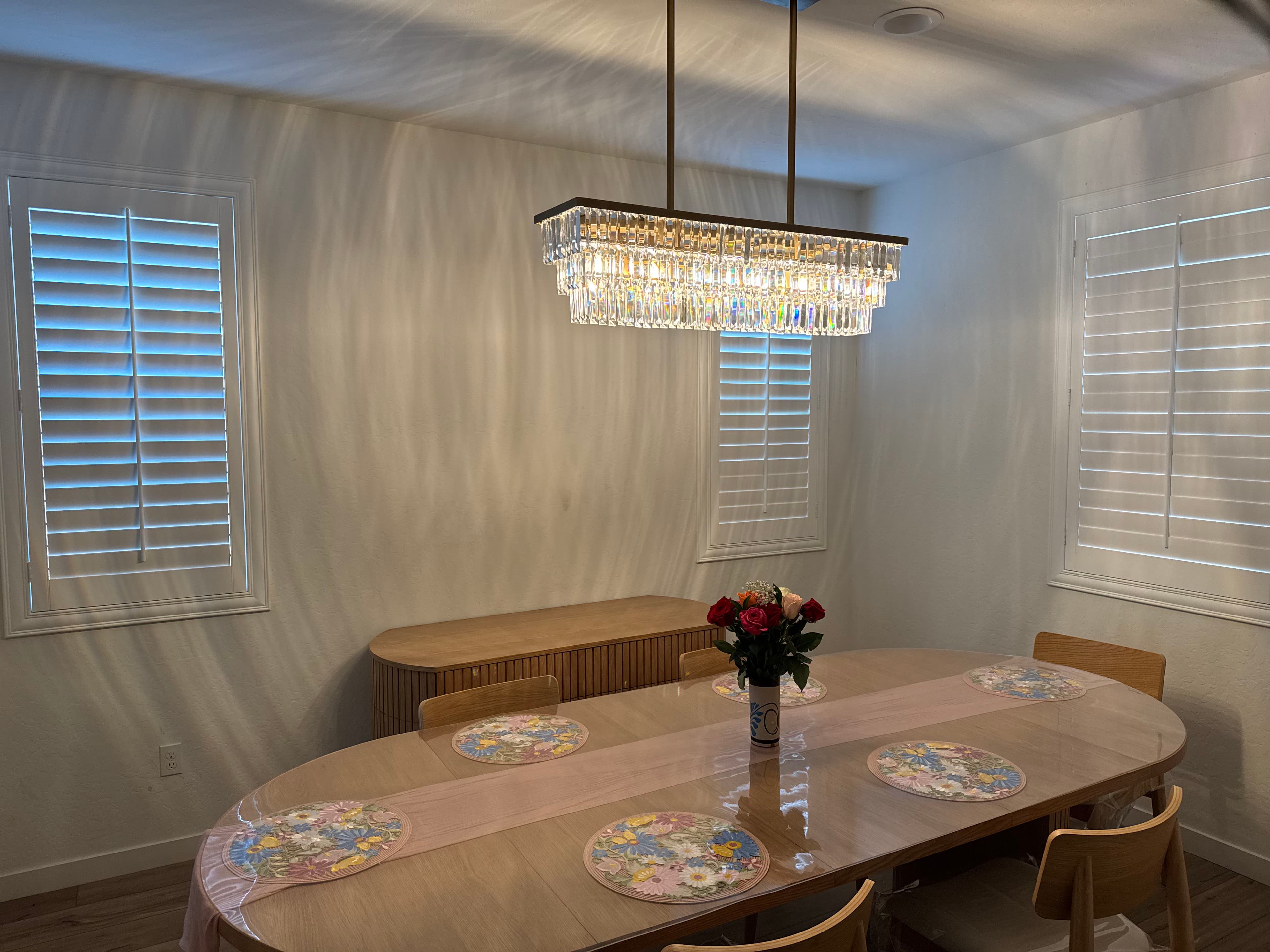 Project Elegant Dining Room Chandelier Installation in Los Banos image