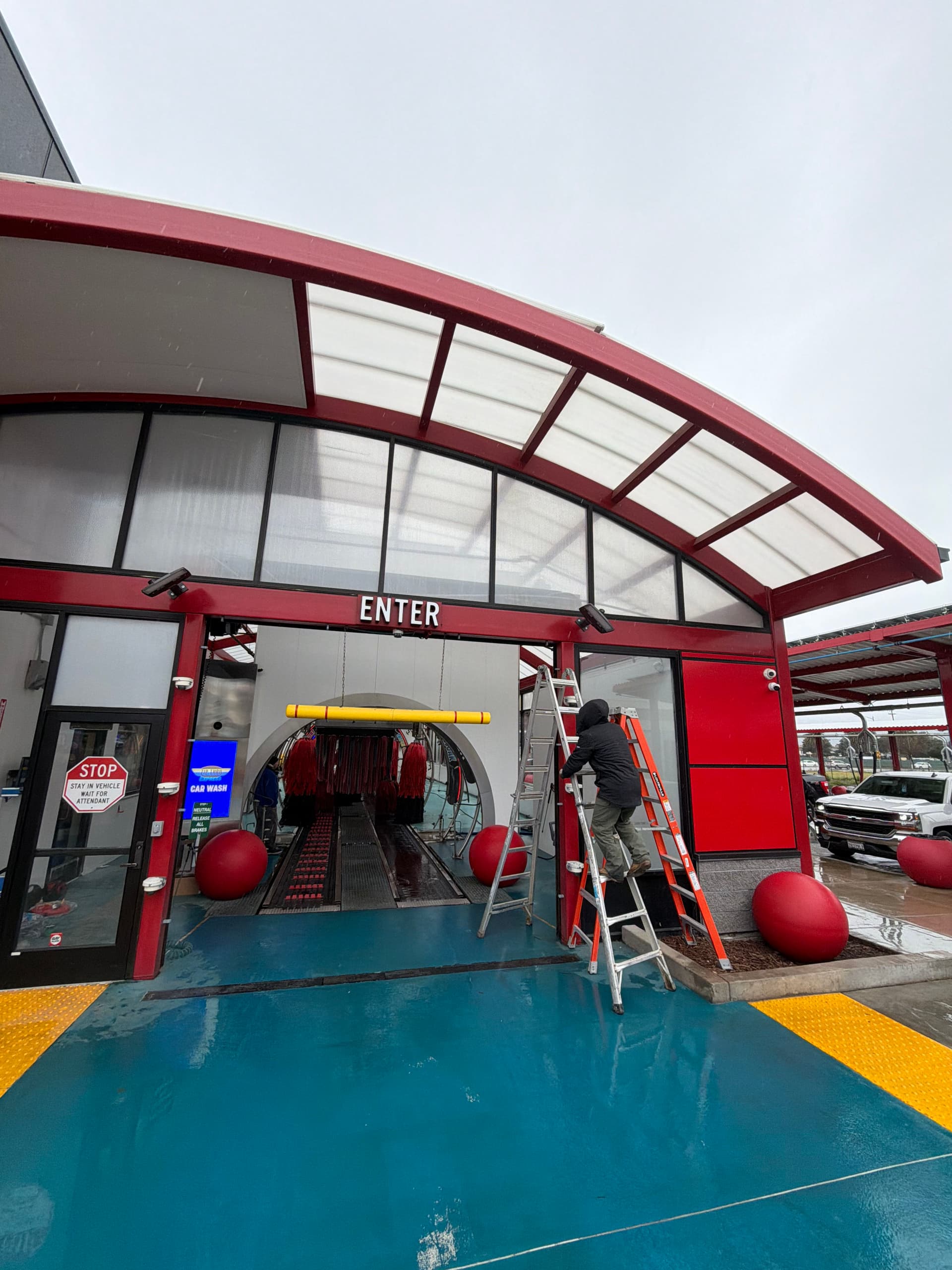 Gallery photos for New Lighting Installation at Car Wash in Morgan Hill: Image #1