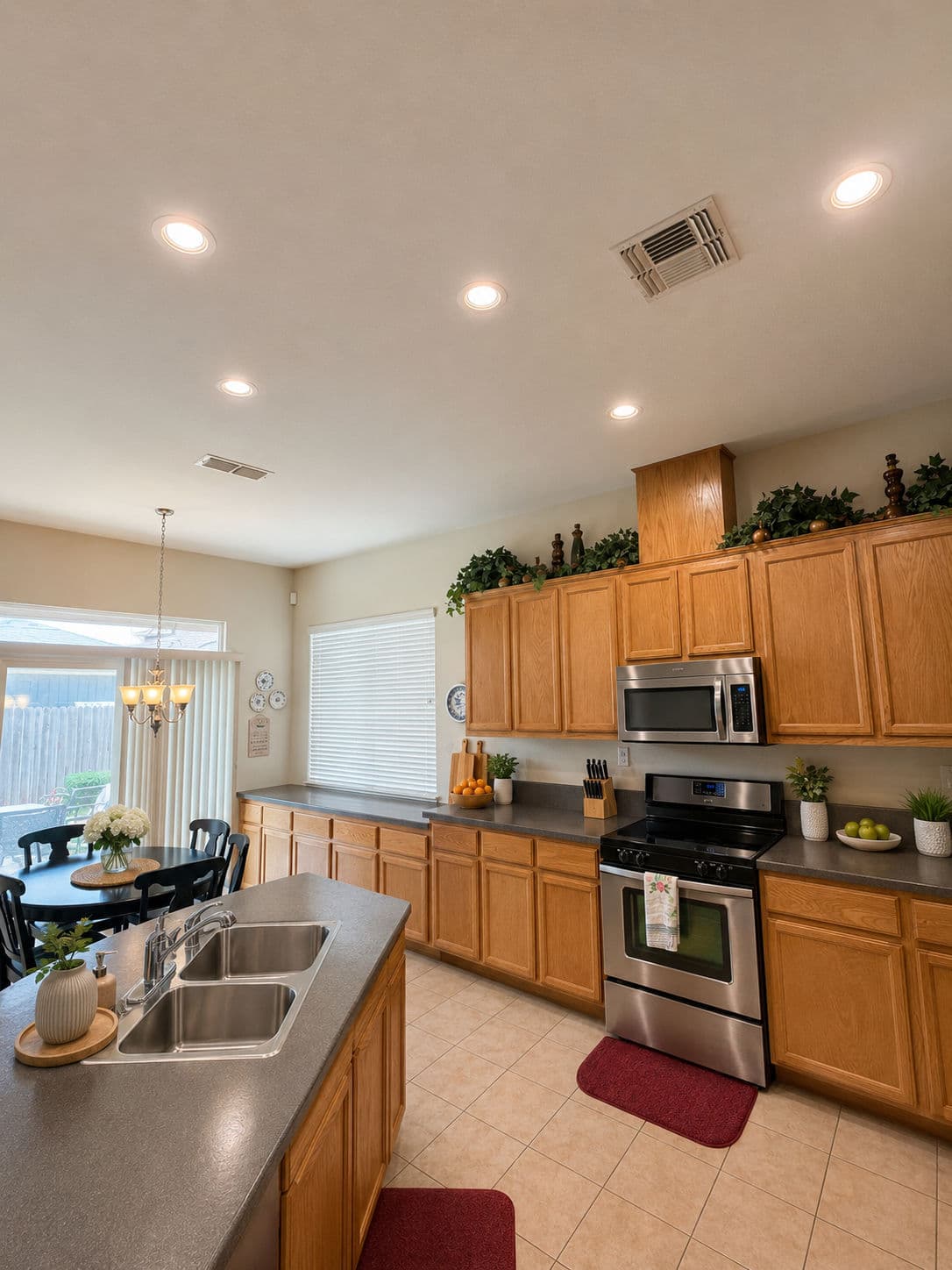 LED Recessed Lighting Upgrade in a Newman Kitchen image