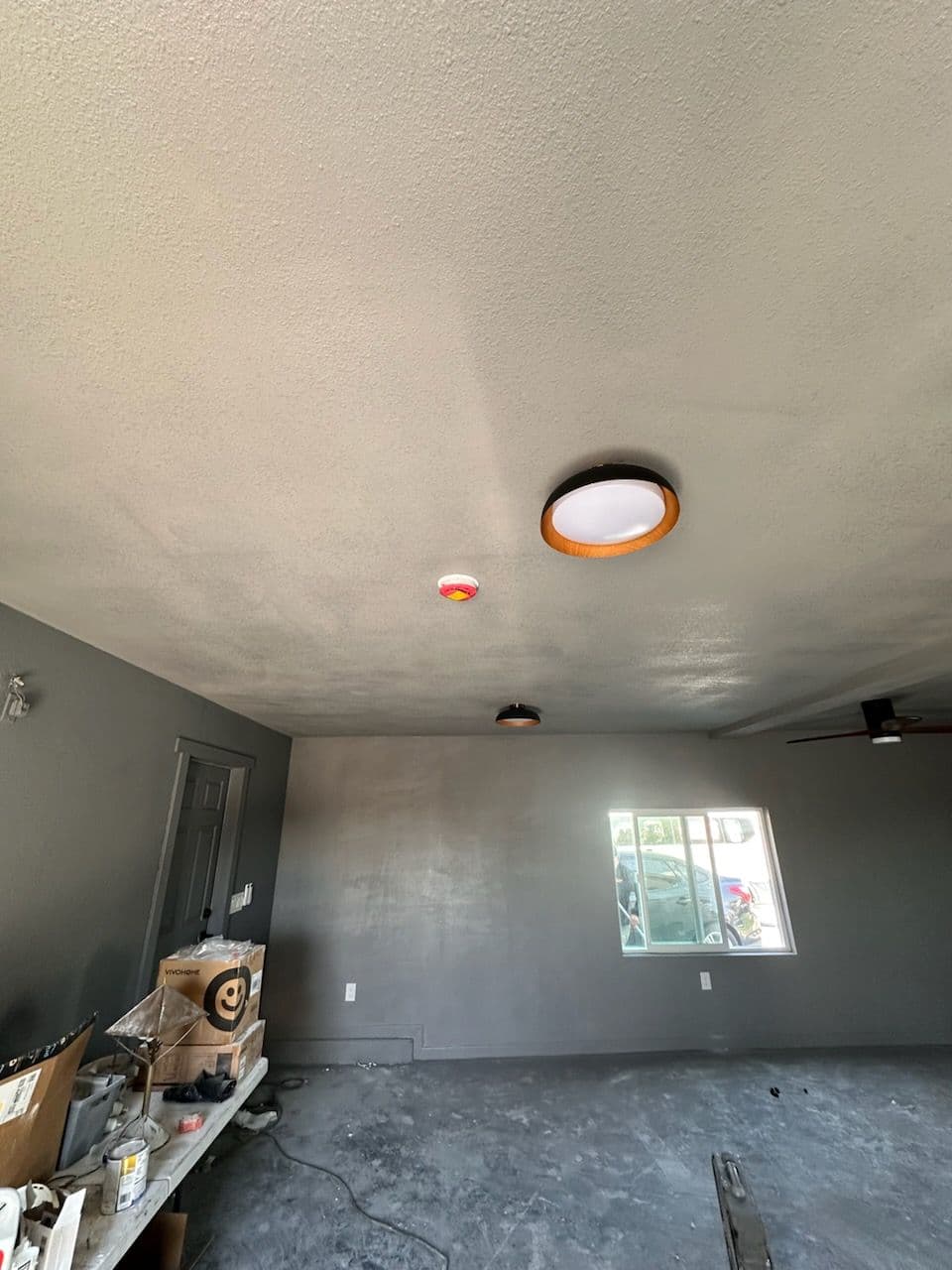 Project Innovative Garage Remodel with Modern Lighting image