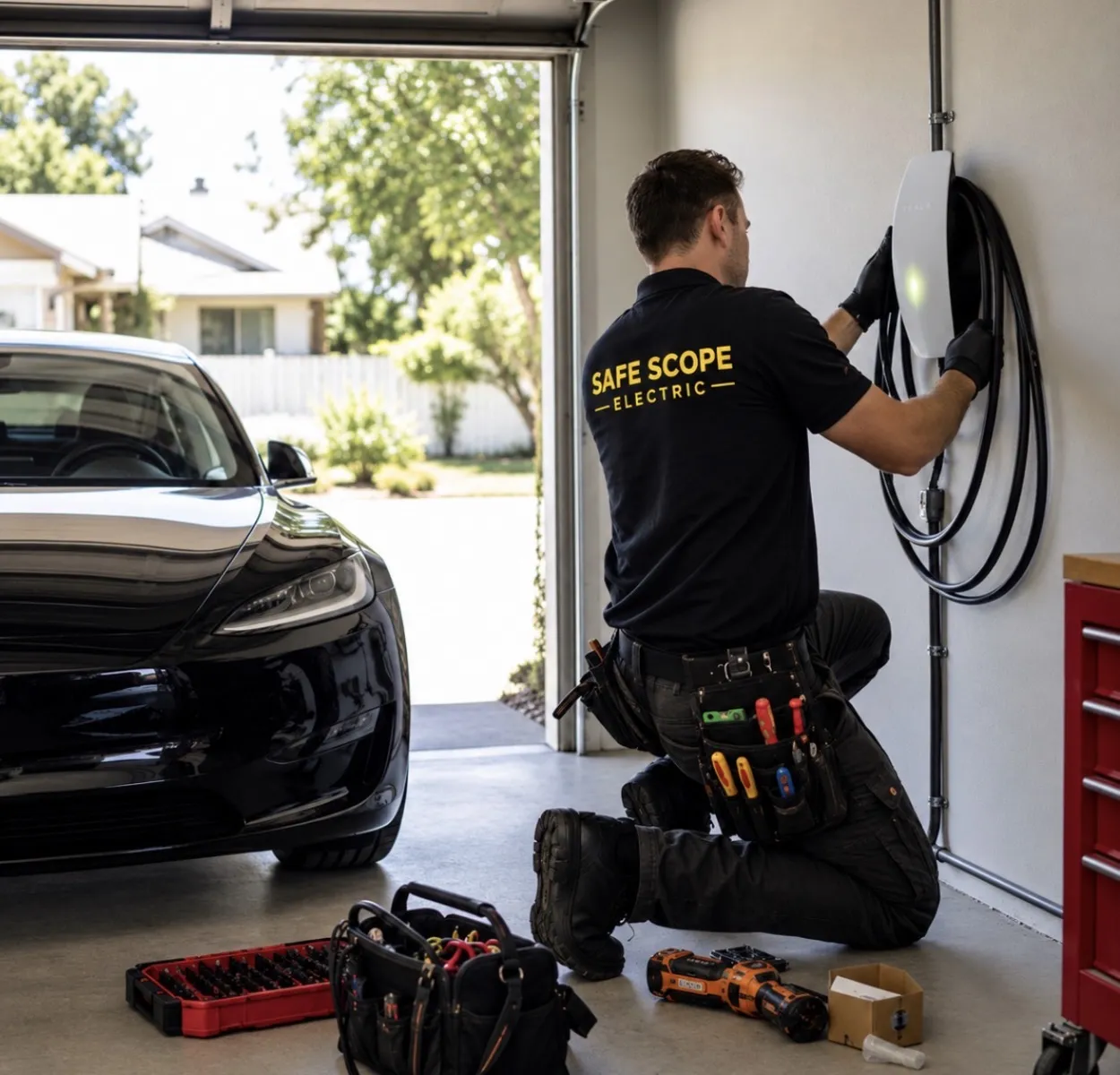Tesla Home EV Charger Installation in Los Banos image