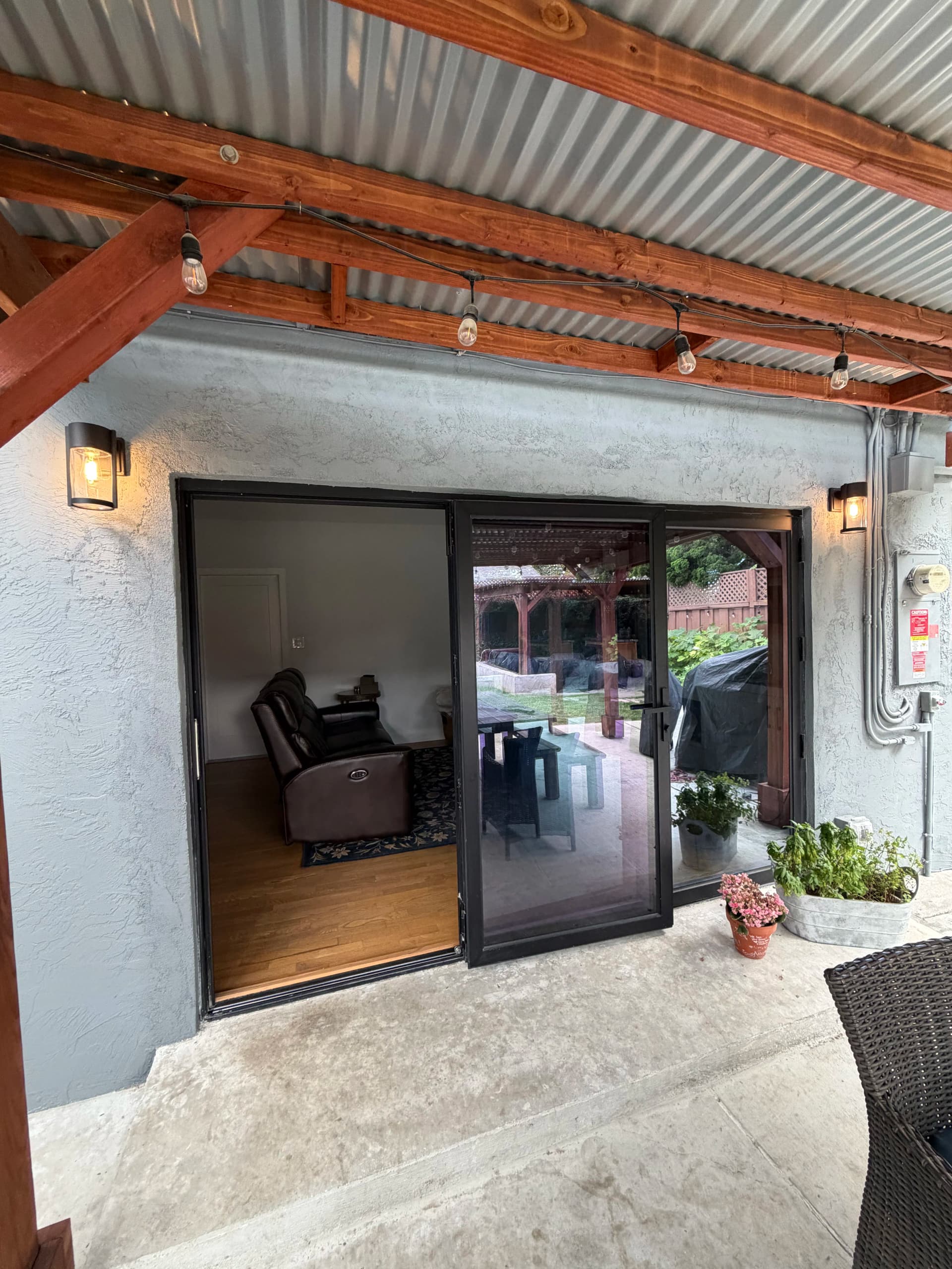 Gallery photos for Outdoor Patio Lighting Installation in San Jose: Image #1